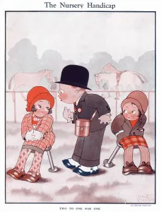 Sport Prints: The Nursery Handicap. Date: 1926