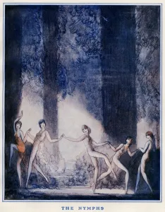 Nymphs Prints: The Nymphs by Hookway Cowles
