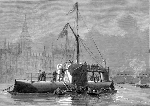 Aboard Prints: The Obelisk Ship Cleopatra, Westminster, 1878