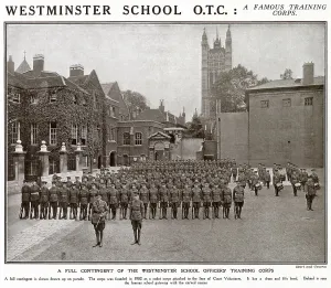 Westminster Prints: Officer Training Corps had begun in 1902