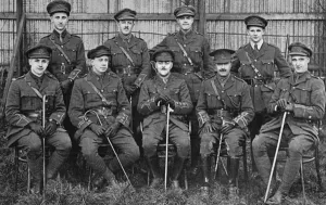 Battalion Prints: Officers of the 1st London Cyclists Company, WW1