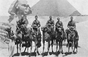 Desert Prints: Officers of the Camelry Unit in Egypt