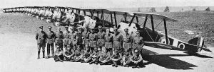 Aircraft Prints: Officers of the Royal Air Force Squadron (Canadian)