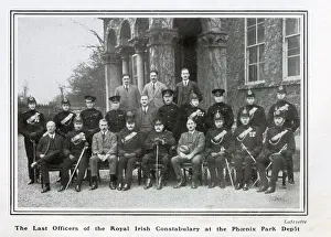 Park Prints: The last Officers of the Royal Ulster Constabulary (RUC) at the Phoenix Park Depot