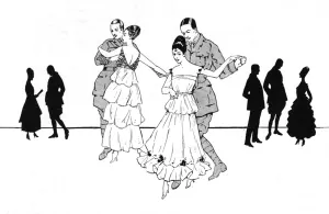 Leave Prints: Officers at a Supper Club by C. E. Peto