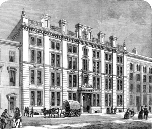 Lane Prints: Offices and Sales-Rooms, Mincing Lane, London, 1860
