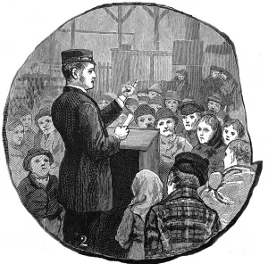 Waiting Prints: Official at the Castle Garden Depot, New York, 1886