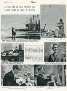 Film Prints: Official War Artists filmed in Out of Chaos