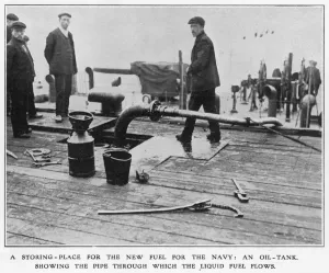 Fuel Prints: Oil Pipe on a Navy Ship