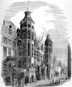 1857 Prints: The Old Arsenal in Danzig, Germany, 1857