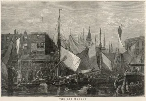 Bringing Prints: Old Billingsgate Fish Market, London, c. 1875
