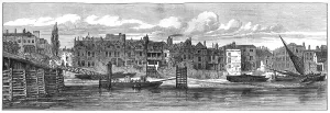Chelsea Prints: Old Chelsea riverside, London