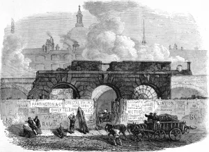 Drawn Prints: The Last Part of Old Fleet Prison, London, 1868