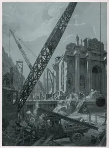 Part Prints: The Old Lady of Thread-needle Street in the Hands of Beauty