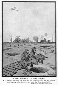 Moore Prints: Old Moore at the Front, by Bairnsfather