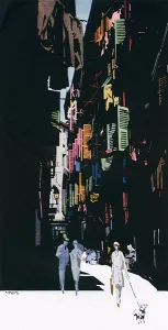 Tourism Prints: Old Nice, France, in the 1920s