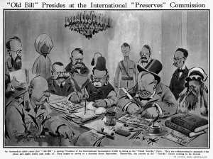 Commission Prints: Old Bill Presides at the International Preserves Commission