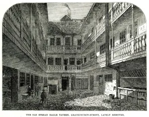 Public Prints: Old Spread Eagle Tavern 1865