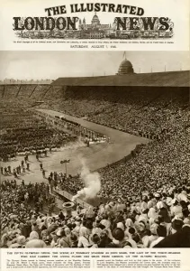 Opens Prints: Olympics opens, last of the touch bearers lights the beacon