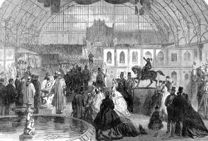 1865 Prints: Opening of an Arts Exhibition, Agricultural Hall, Islington