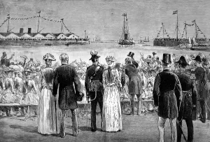 Dock Prints: Opening of the Empress Dock, Southampton