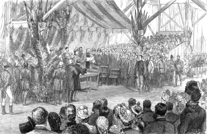 Images Dated 20th November 2004: Opening of Putney New Bridge, London, 1886