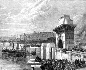 1868 Prints: Opening of the Thames Embankment, London, 1868
