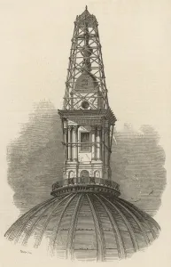Cathedral Prints: Ordnance Survey Observatory on St. Pauls Cathedral, London