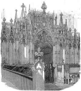 2005 Prints: The Organ Screen, Westminster Abbey, 1848