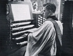 Bowes Prints: Organist at the Royal Wedding