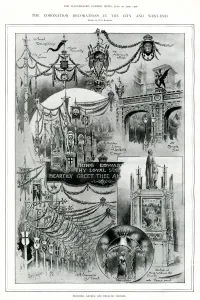 Postponed Prints: Original date for Coronation, decorations in London 1902