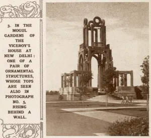 Structure Prints: Ornamental structure in the Mogul Gardens, New Delhi