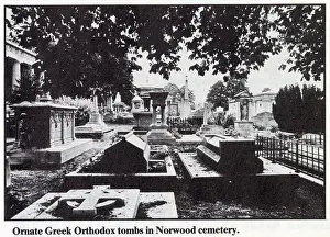 West Prints: Ornate Greek Orthodox Tombs within the Greek Orthodox Section of West Norwood Cemetery