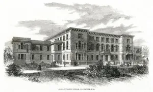 1861 Prints: Orphan working school, Haverstock Hill 1861