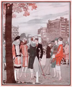Twenties Prints: Outdoor wear for women. Date: 1926