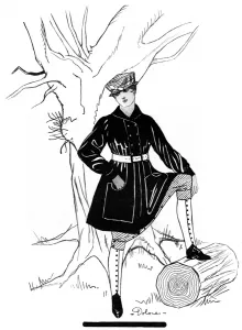 Tunic Prints: Outfit for a Land Girl by Burberry