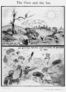 Bruce Prints: The Outs and the Ins, by Bairnsfather