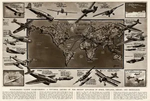 Biplane Prints: Outstanding flying achievements