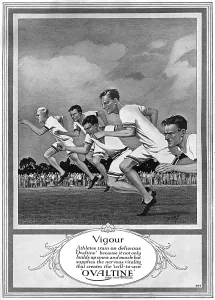 Olympics Prints: Ovaltine advertisement, 1928