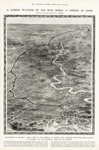Watched Prints: Overhead map of London