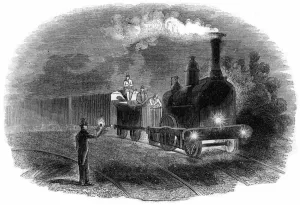 Carried Prints: Overland Train in Uk