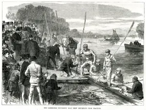 Races Prints: OXFORD V CAMBRIDGE 1870
