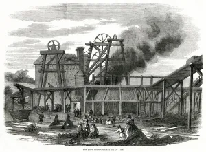 Disasters Prints: Page Bank Colliery, fire 1858
