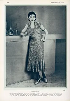 Mar21 Prints: Page from The Bystander, 6th May 1931 featuring Ada May (1896-1978)