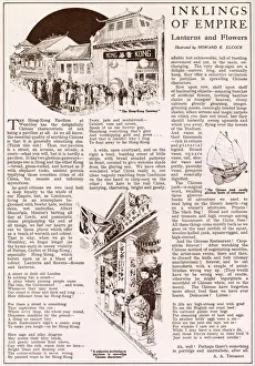 Shops Prints: Page from The Bystander reporting on the British Empire Exhibition at Wembley in 1924
