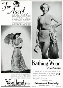 Frocks Prints: Page of Fashion adverts 1937