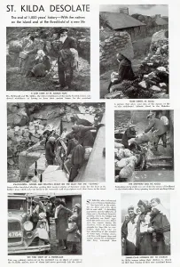 Traditional Prints: Page from The Graphic reporting on the evacuation of St