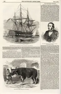Paris Prints: A page from the Illustrated London News, 12th February 1853