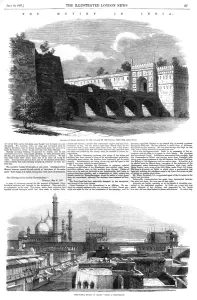 Mutiny Prints: A page from The Illustrated London News, 18th July 1857