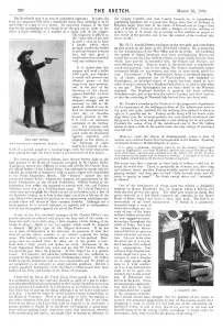 Talk Prints: A page from the Sketch, 1898